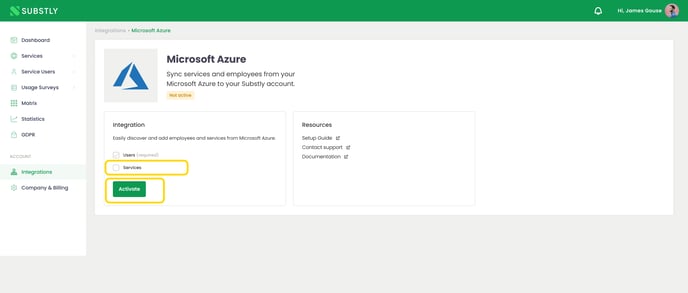 Microsoft Azure - not activated-1